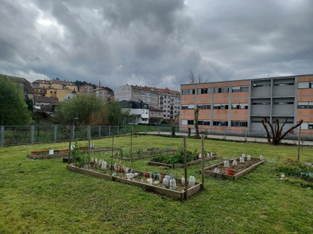 O xardín do IES Pedro Floriani